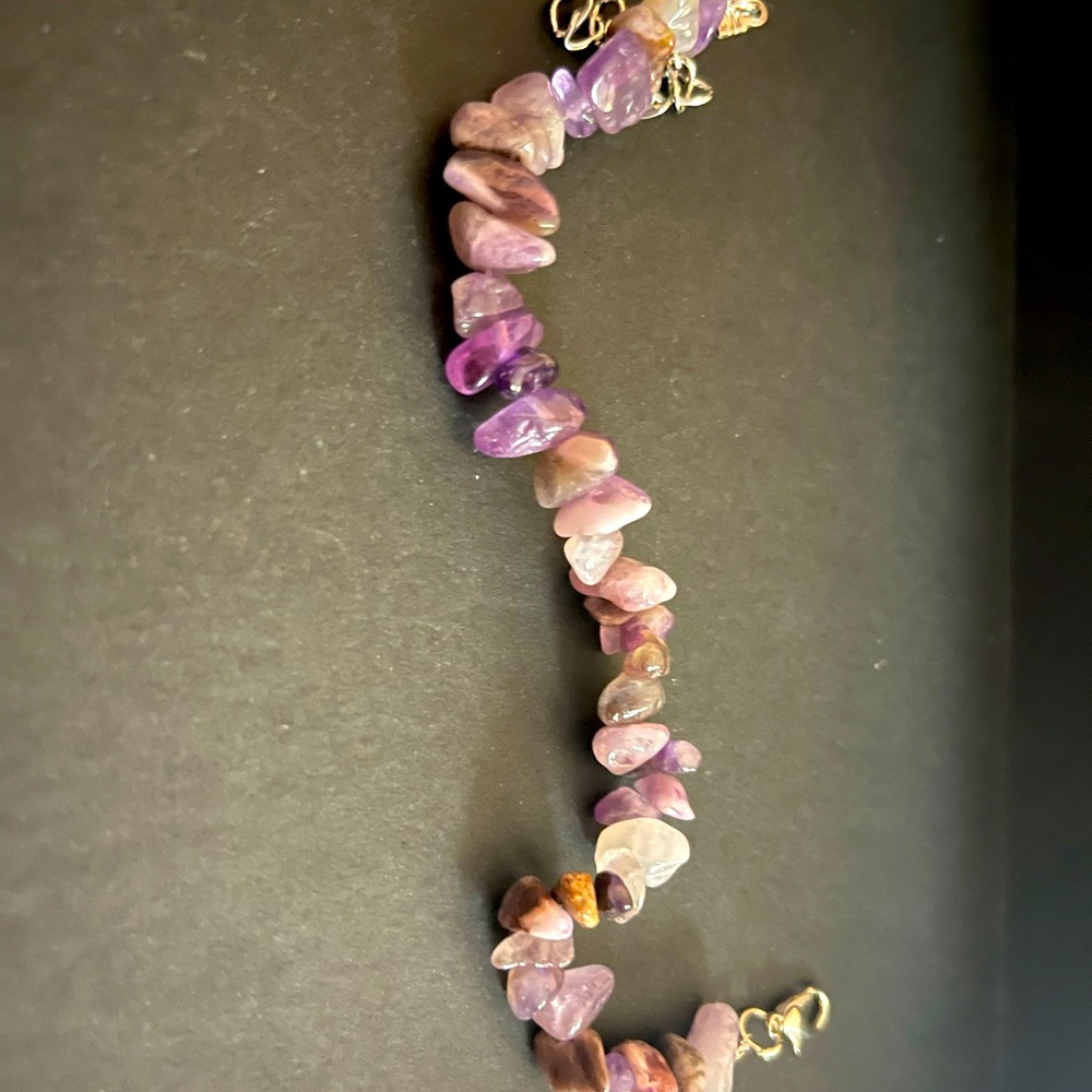 Amethyst mix with other stones bracelet